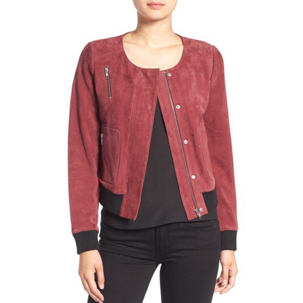 NEW Chelsea28 suede leather jacket small